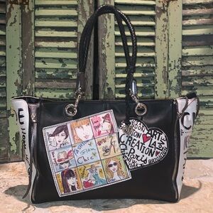 Brighton Fashionista Purse Large Bag Tote Excellent Used Condition Dust Bag